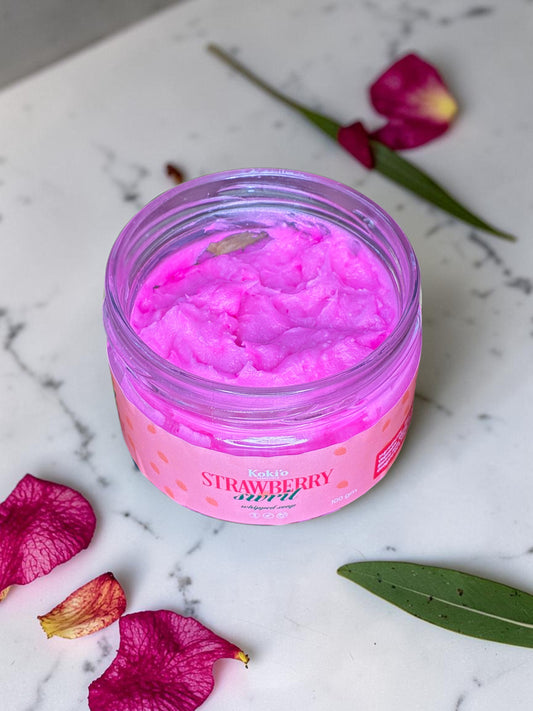 Strawberry Swirl – Whipped Soap